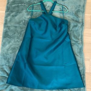 Badgley Mischka Bow Back Dress